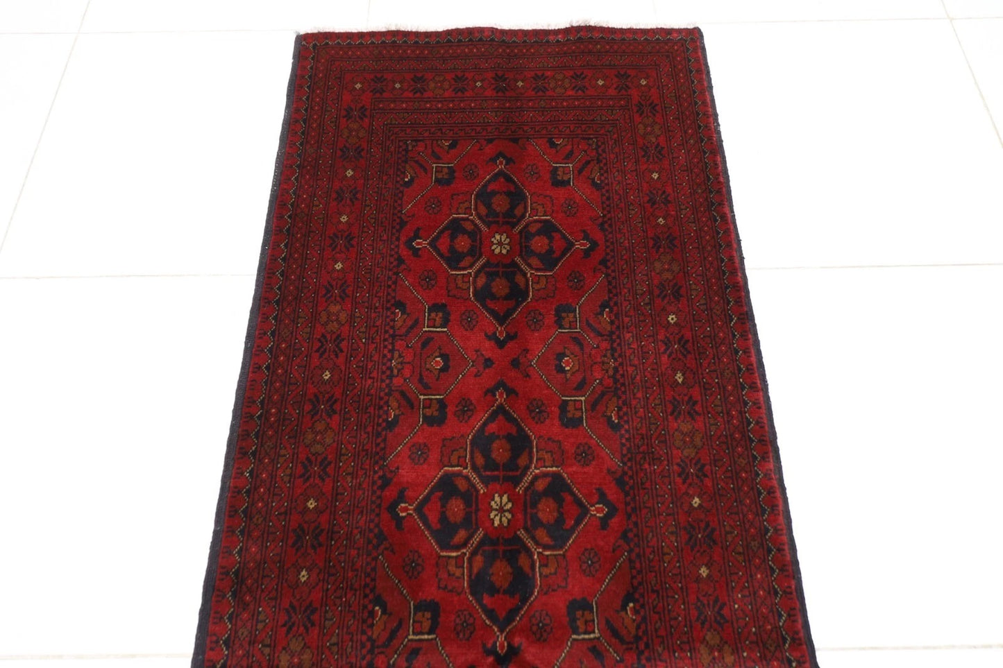 84 x 289 cm | Khal Mohammadi Afghan Tribal Hand Knotted Wool Runner