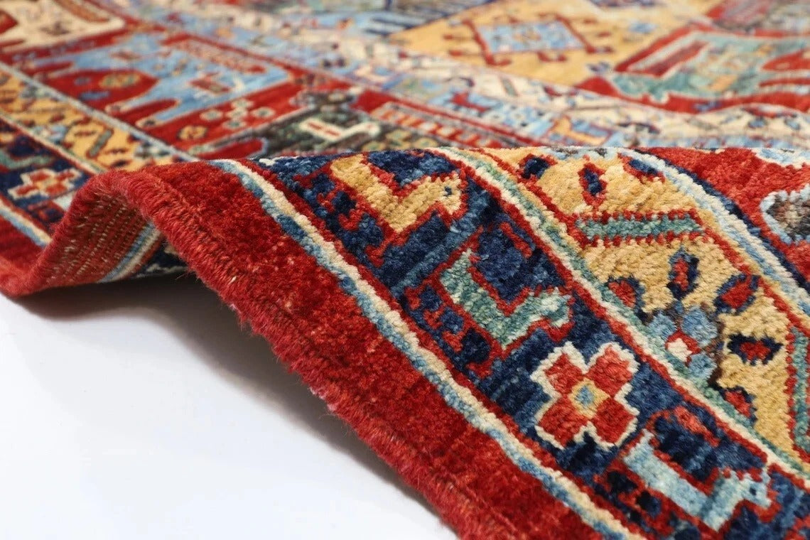 187 x 270 cm | High Quality Afghan Tribal Hand Knotted Veg Dye Wool carpet