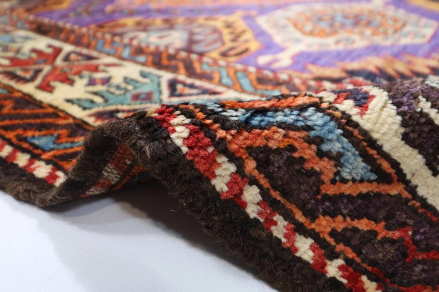 165 x 220 cm | Afghan Tribal Hand Knotted Veg Dye Wool carpet