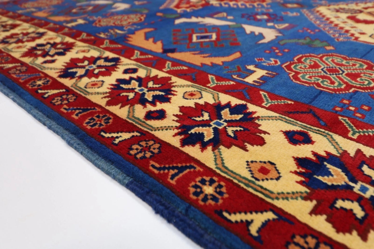 149 x 204 cm | Maranoce Afghan Tribal Hand Knotted Veg Dye Wool Carpet