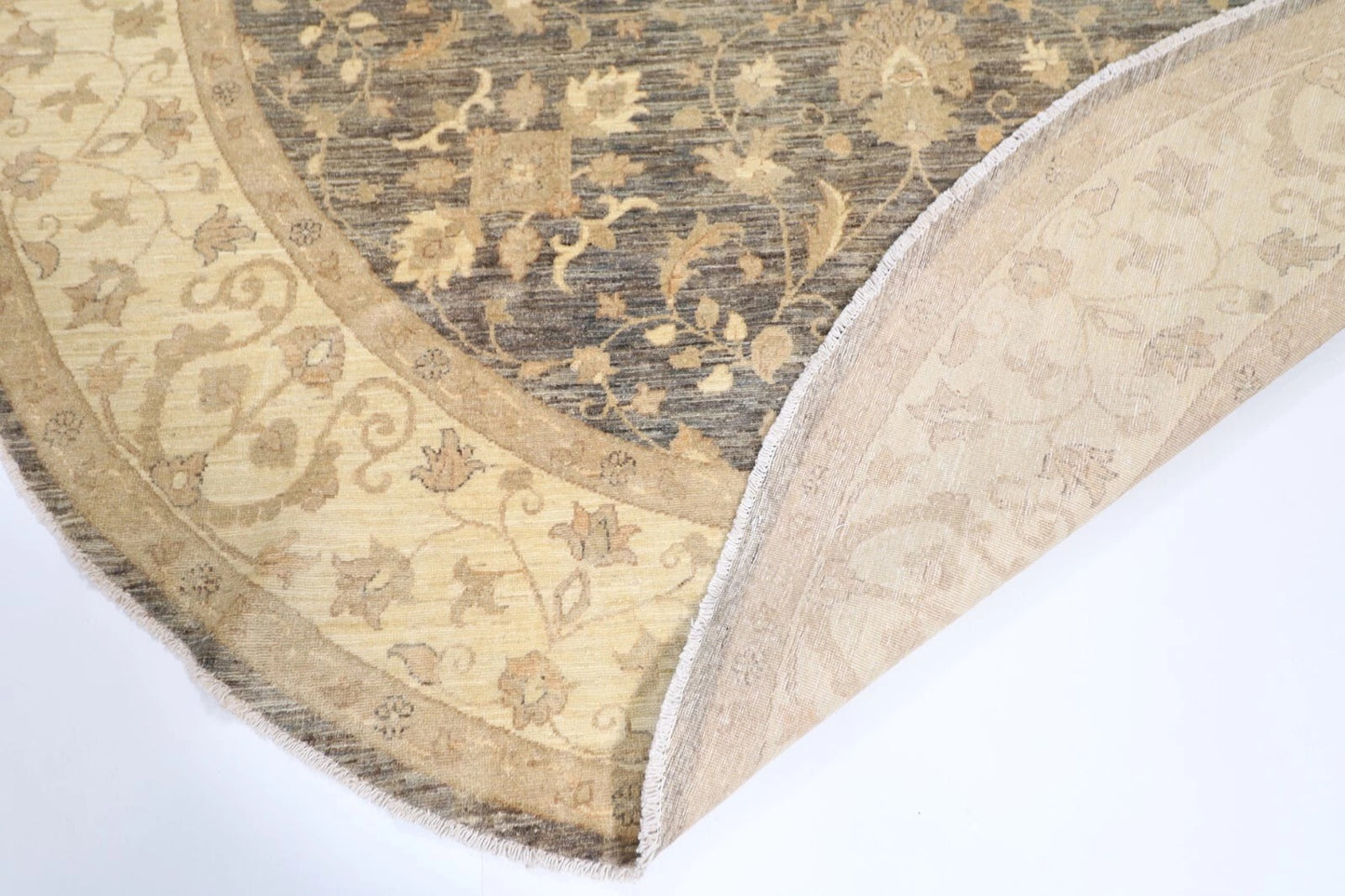 266 x 274 cm | Zeigler Afghan Tribal Hand Knotted Wool Carpet