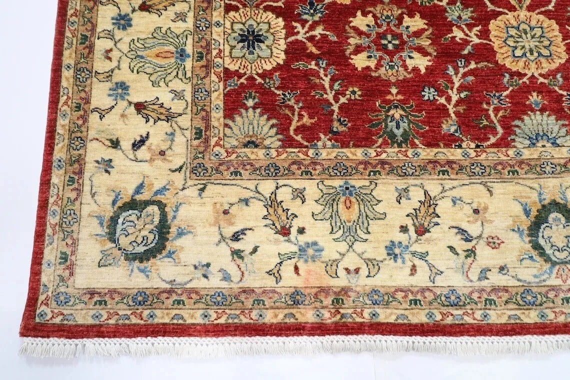 248 x 301 cm | Chobi Afghan Tribal Hand Knotted Carpet