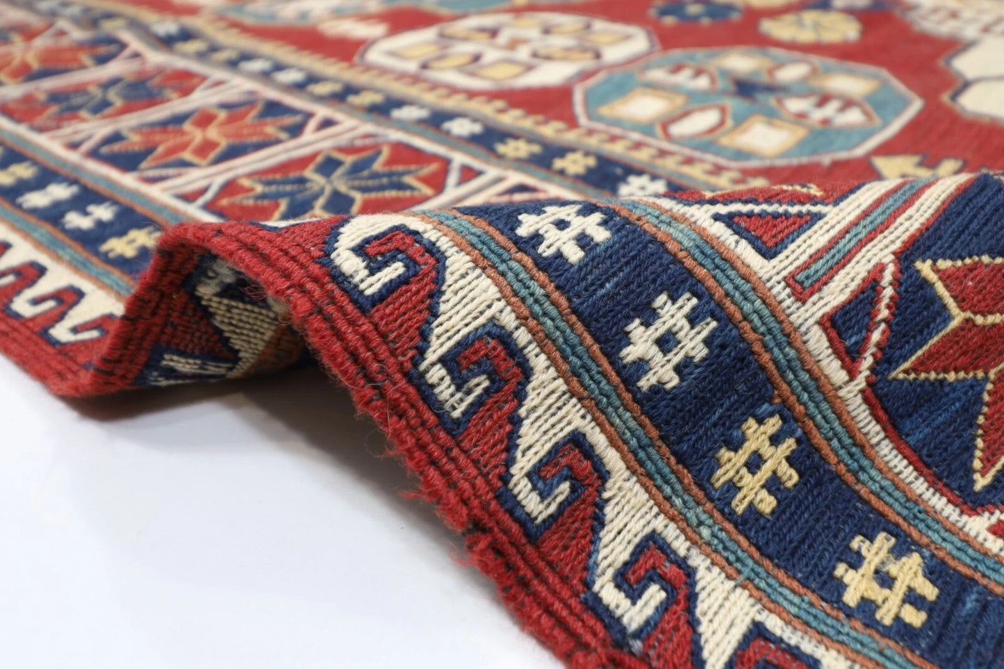 175 x 234 cm | Kilim Afghan Tribal Hand Knotted Veg Dye Wool Carpet
