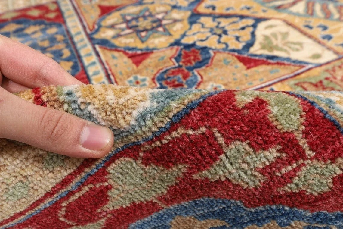 248 x 294 cm | Mamluk Afghan Tribal Hand Knotted Carpet