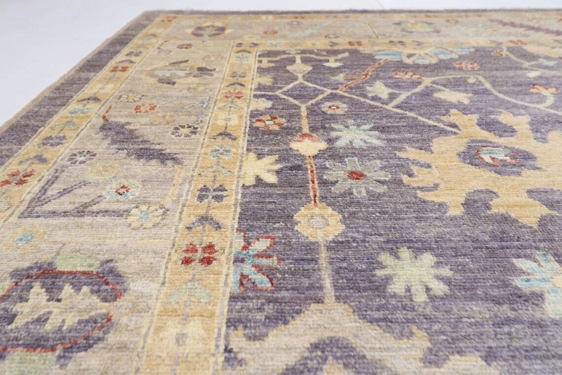 247 x 297 cm | Oushak Afghan Tribal Hand Knotted Carpet
