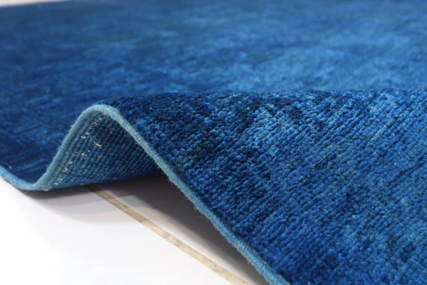 172 x 241 cm | Over Dye Afghan Tribal Hand Knotted Veg Dye Wool Carpet