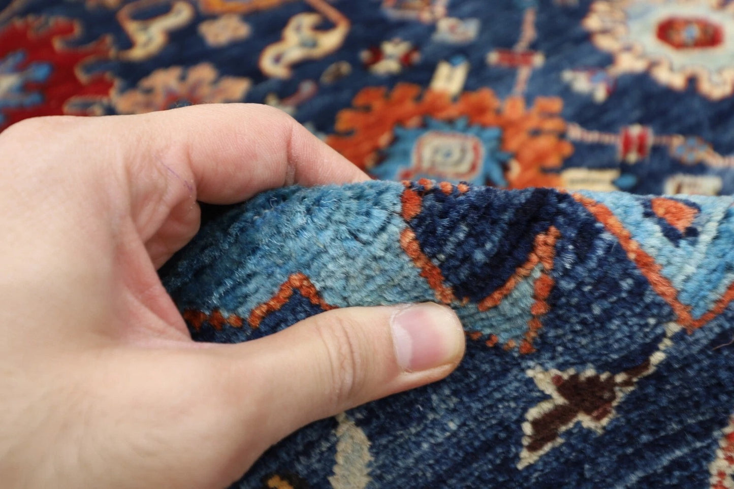 243 x 289 cm | Aryana Afghan Tribal Hand Knotted Carpet
