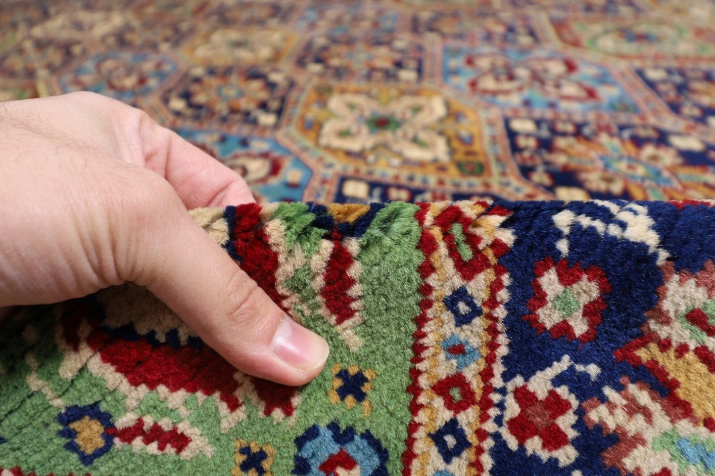 198 x 312 cm | Maranoce Afghan Tribal Hand Knotted Carpet