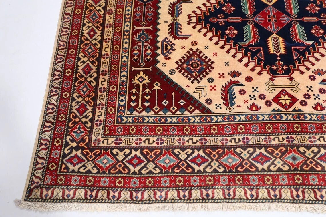 224 x 318 cm | Shirvan Afghan Tribal Hand Knotted Carpet