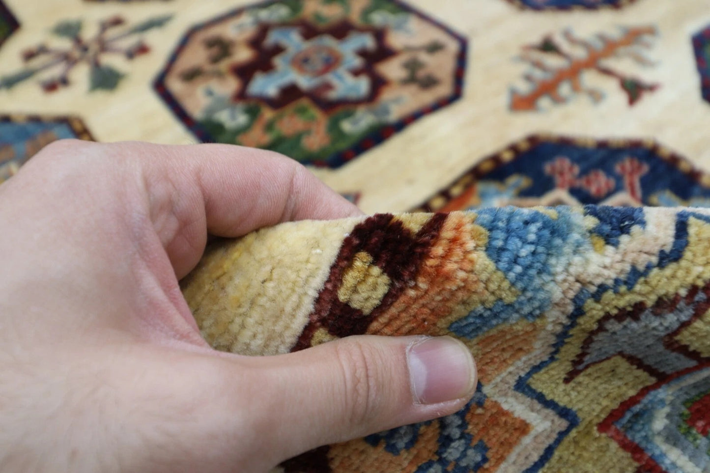 245 x 296 cm | Ersari Afghan Tribal Hand Knotted Carpet