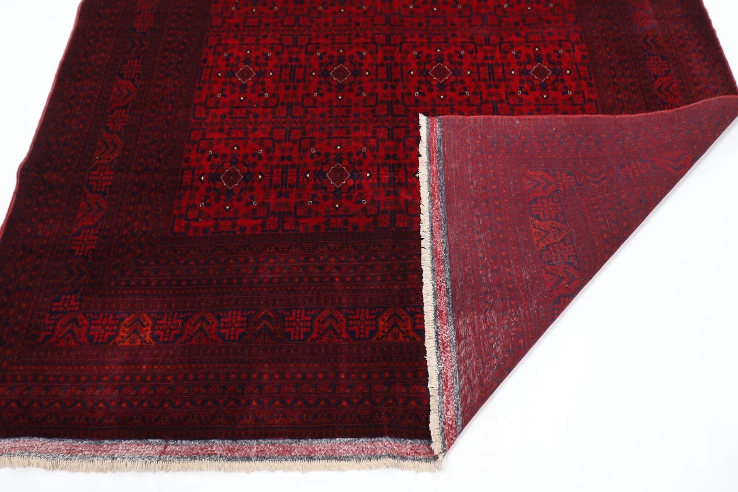 200 x 290 cm | Belgic Afghan Tribal Hand Knotted Carpet
