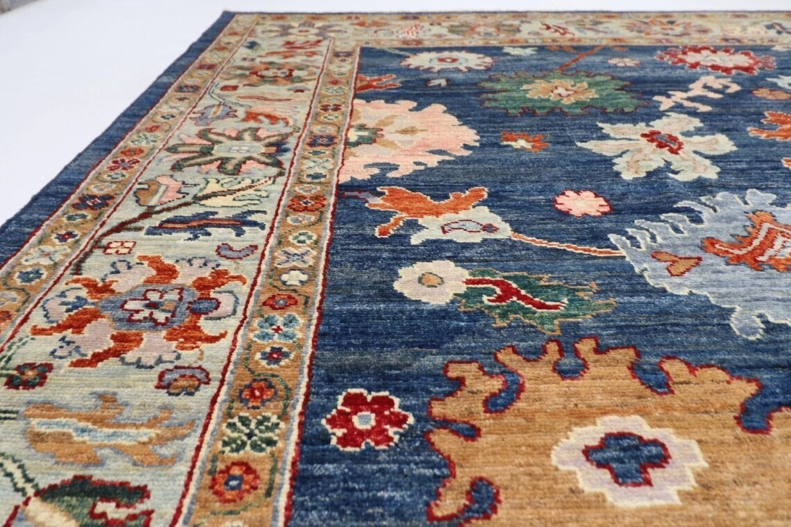 254 x 301 cm | Oushak Afghan Tribal Hand Knotted Carpet
