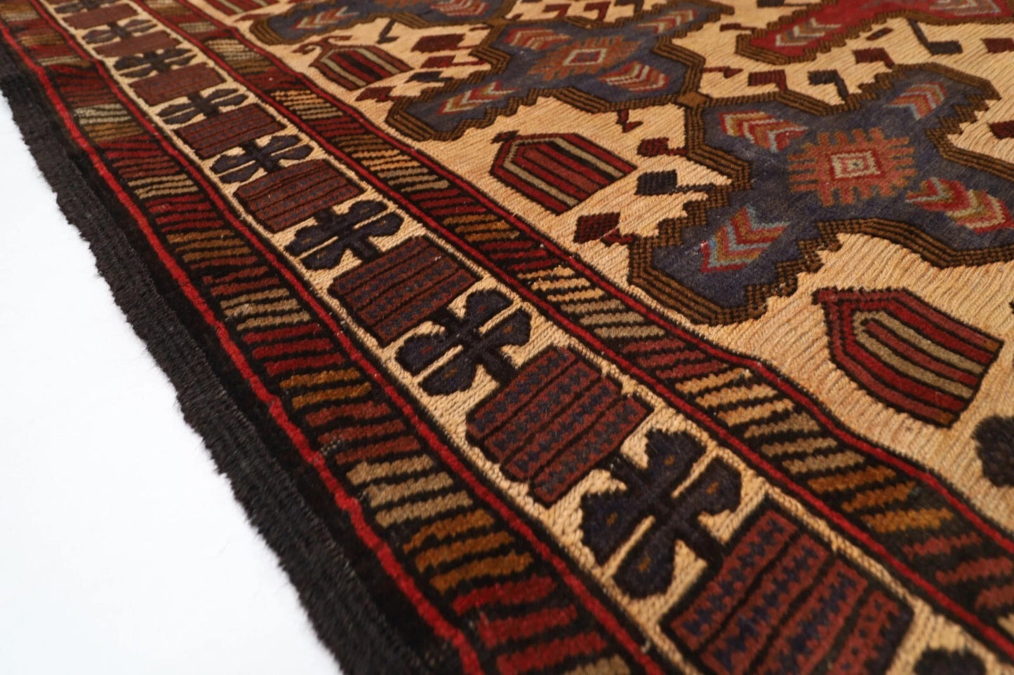 174 x 260 cm | Barjesta Flat Weaved Afghan Tribal Hand Knotted Wool Carpet kilim
