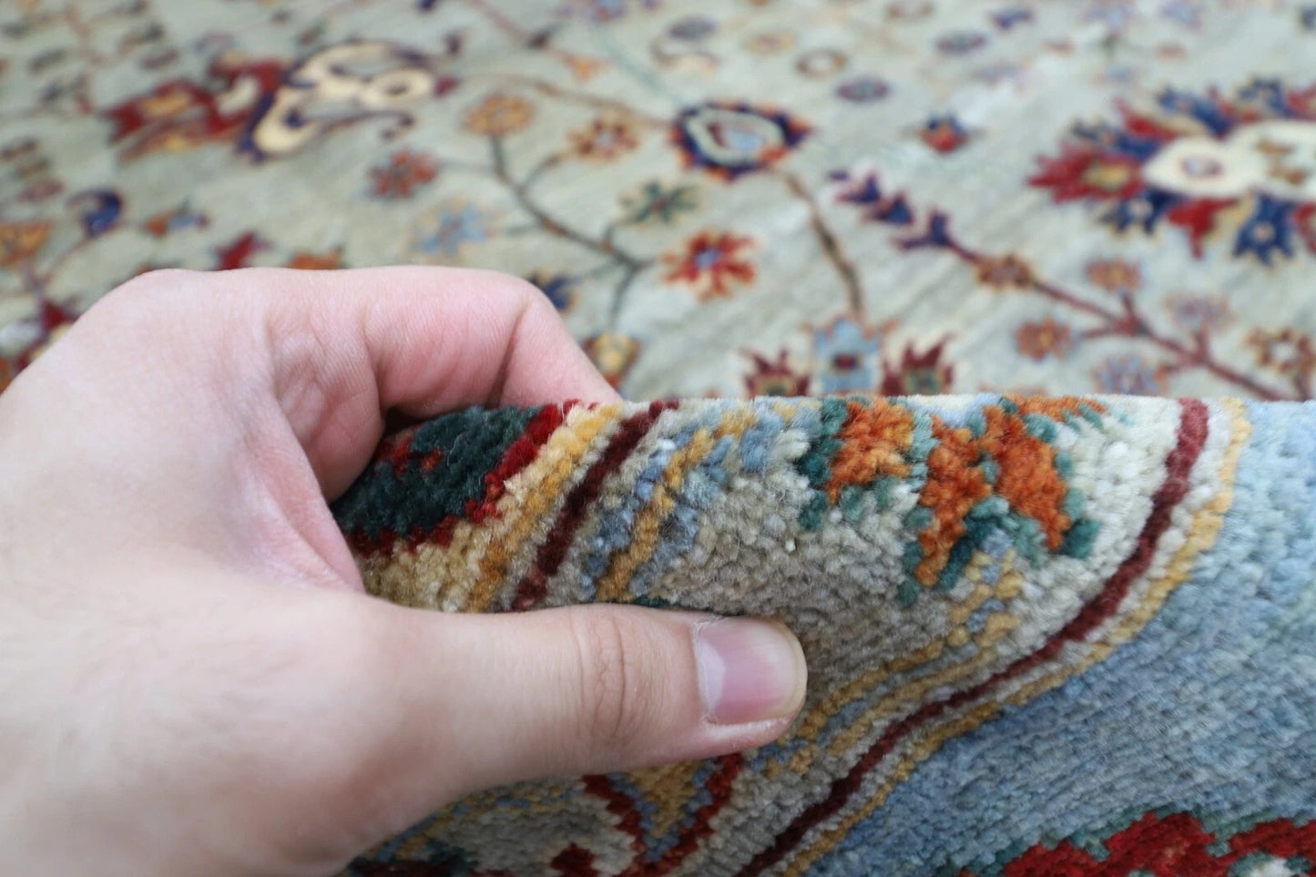 393 x 584 cm | Aryana Afghan Tribal Hand Knotted Carpet