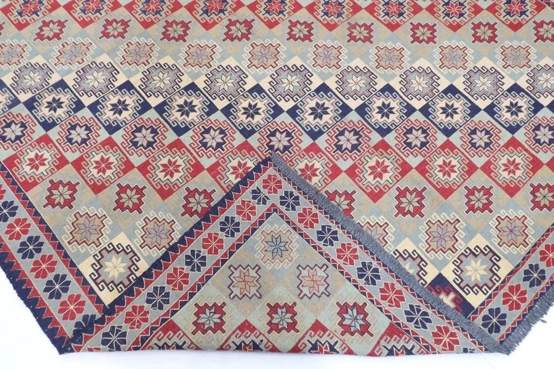 212 x 299 cm | Sumak Afghan Tribal Hand Knotted Kilim