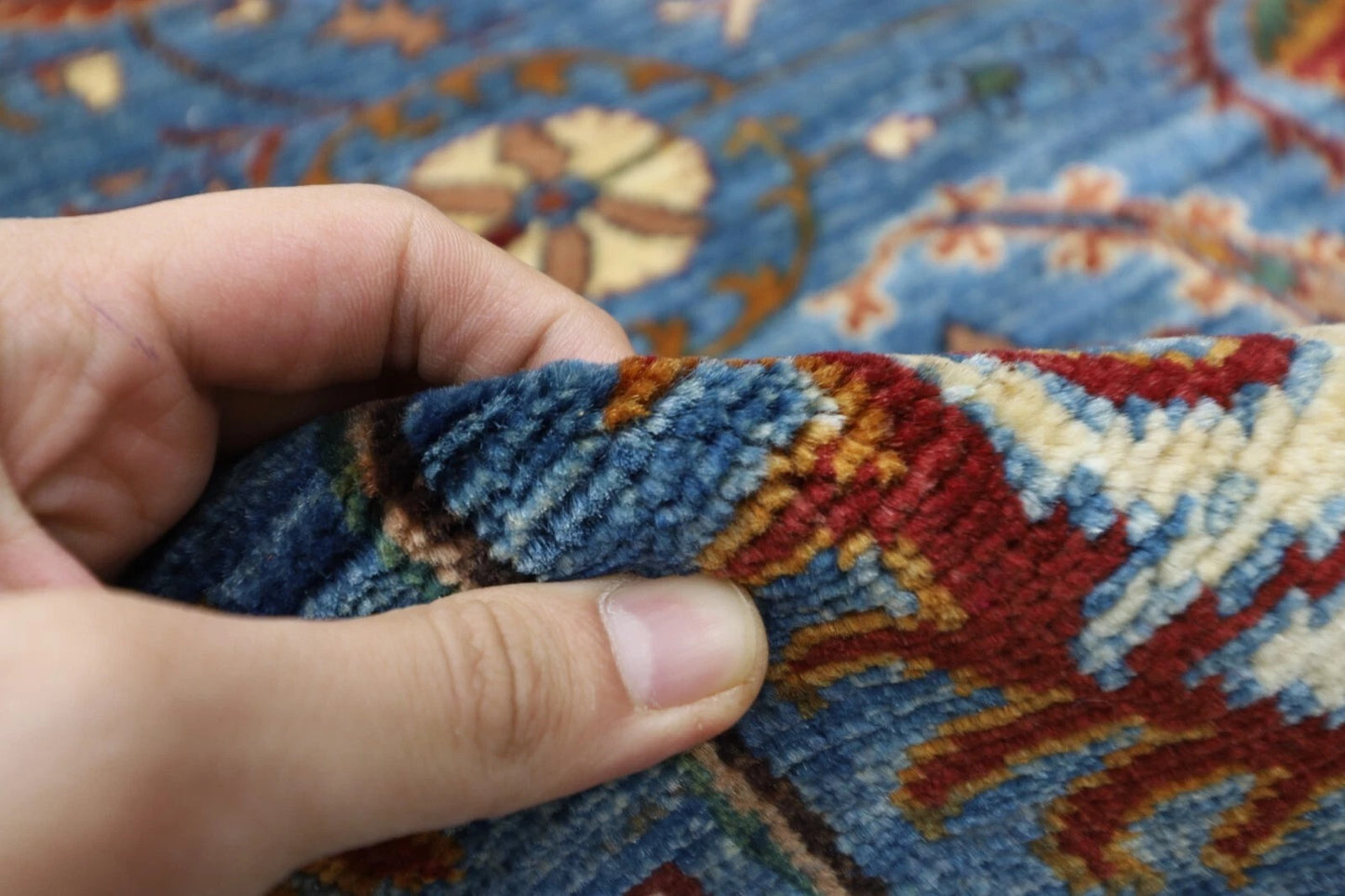 198 x 297 cm | Suzani Afghan Tribal Hand Knotted Carpet