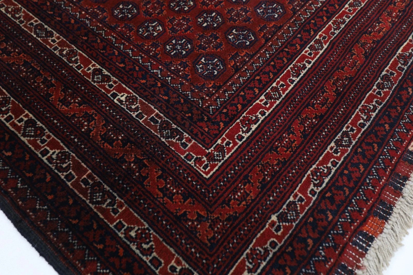149 x 198 cm | Belgic Tribal Hand Knotted Wool Carpet