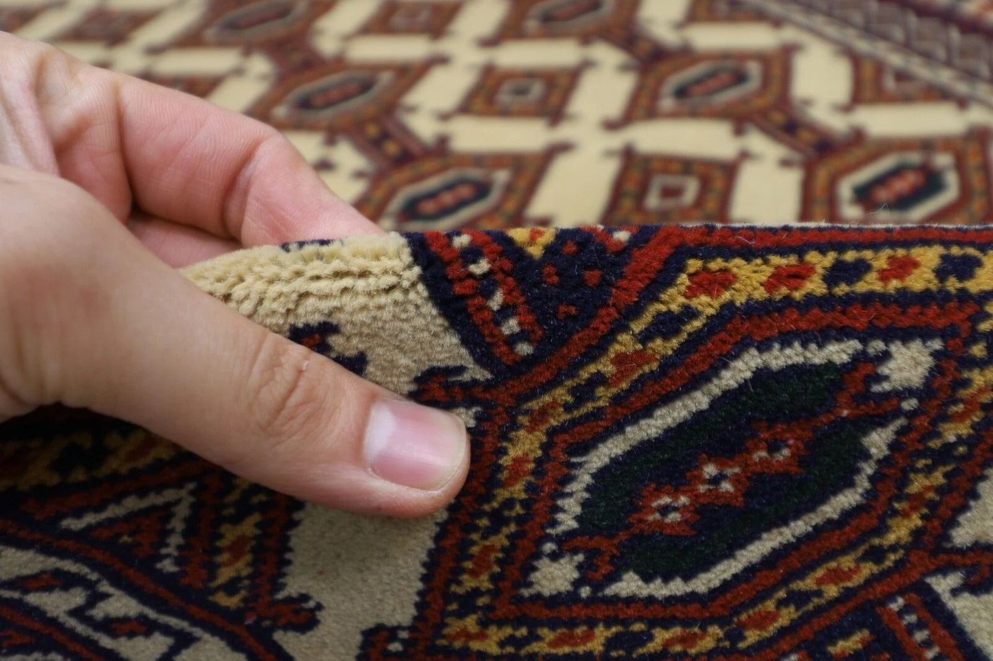 123 x 175 cm | Afghan Tribal Hand Knotted Veg Dye Wool carpet