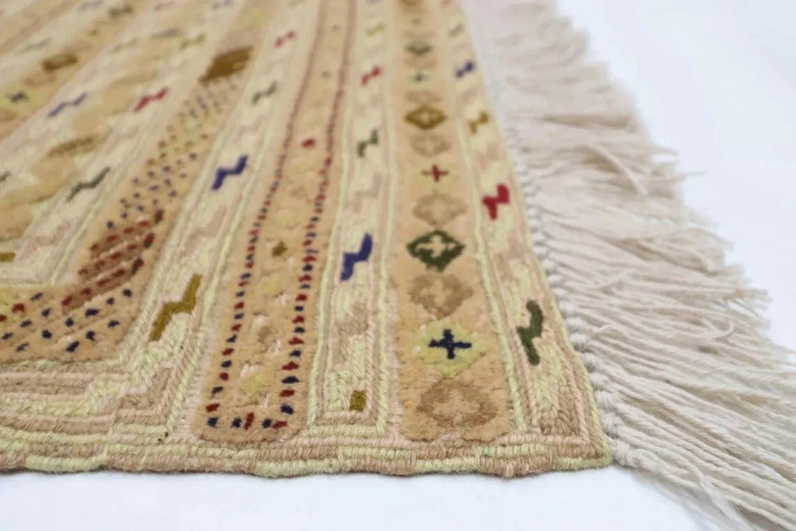 202 x 276 cm | Carpet Kilim Afghan Tribal Hand Knotted Carpet