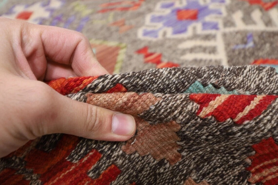 267 x 350 cm | Flat Weaved Afghan Tribal Hand Knotted Kilim