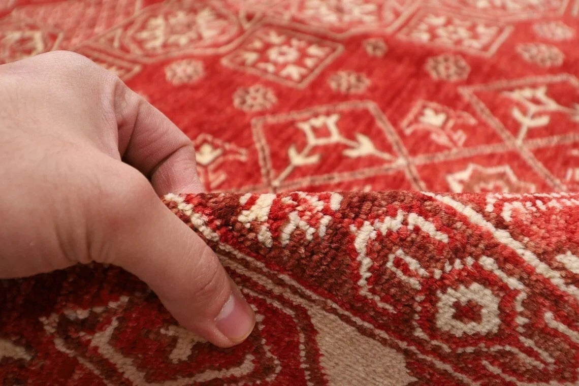 272 x 370 cm | Heriz Afghan Tribal Hand Knotted Carpet