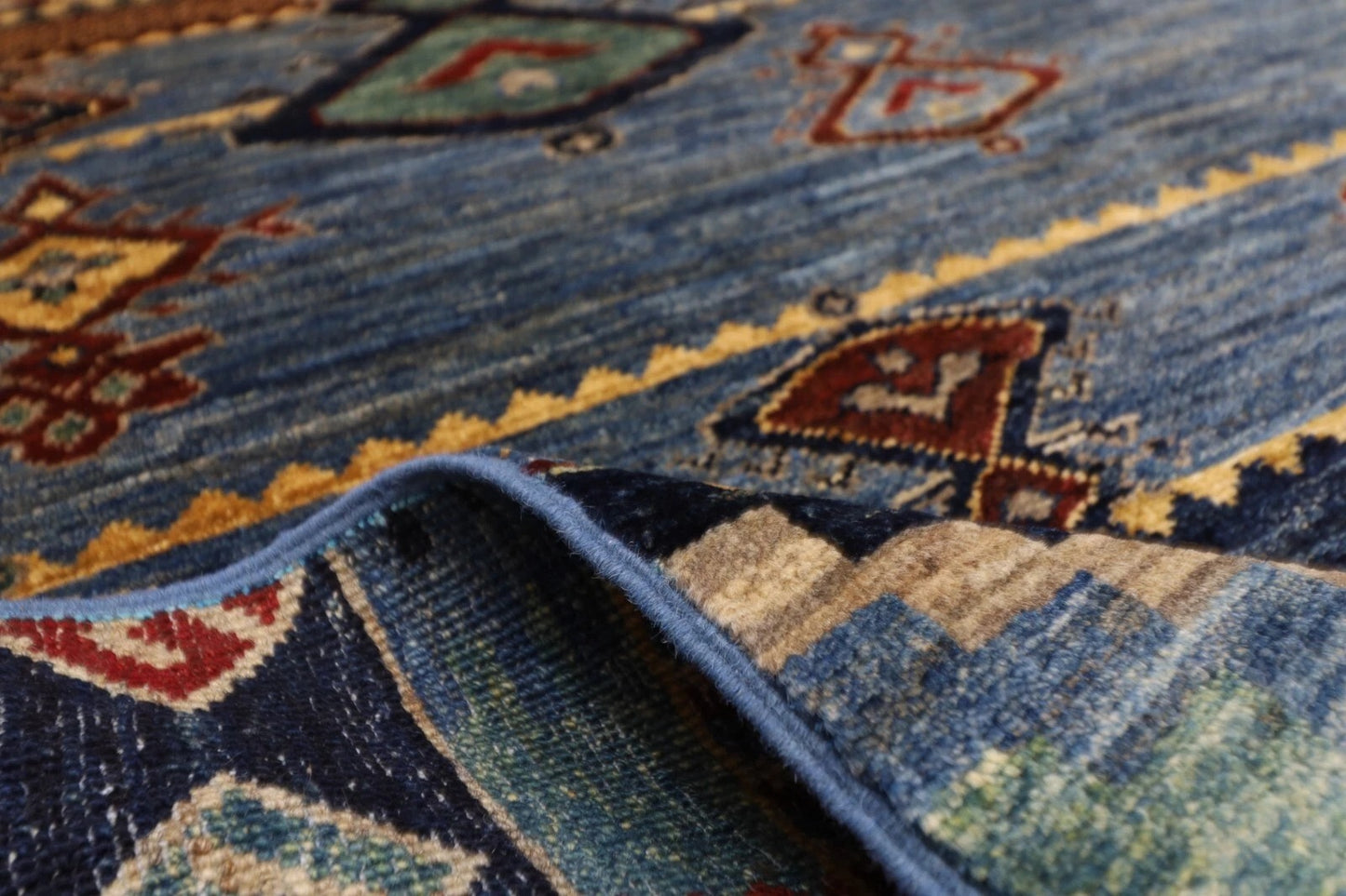 187 x 268 cm | Gabbeh Afghan Tribal Hand Knotted Veg Dye Wool carpet