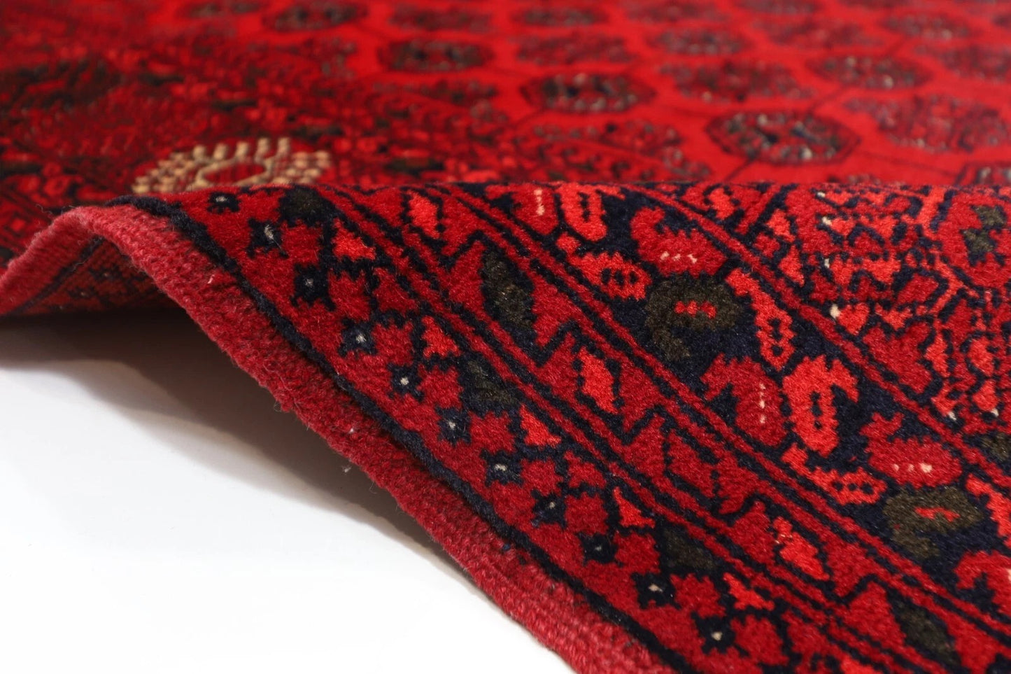 146 x 193 cm | Kerman Afghan Tribal Hand Knotted Veg Dye Wool Carpet