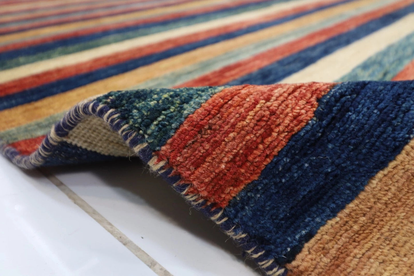 165 x 270 cm | Gabbeh Afghan Tribal Hand Knotted Veg Dye Wool carpet
