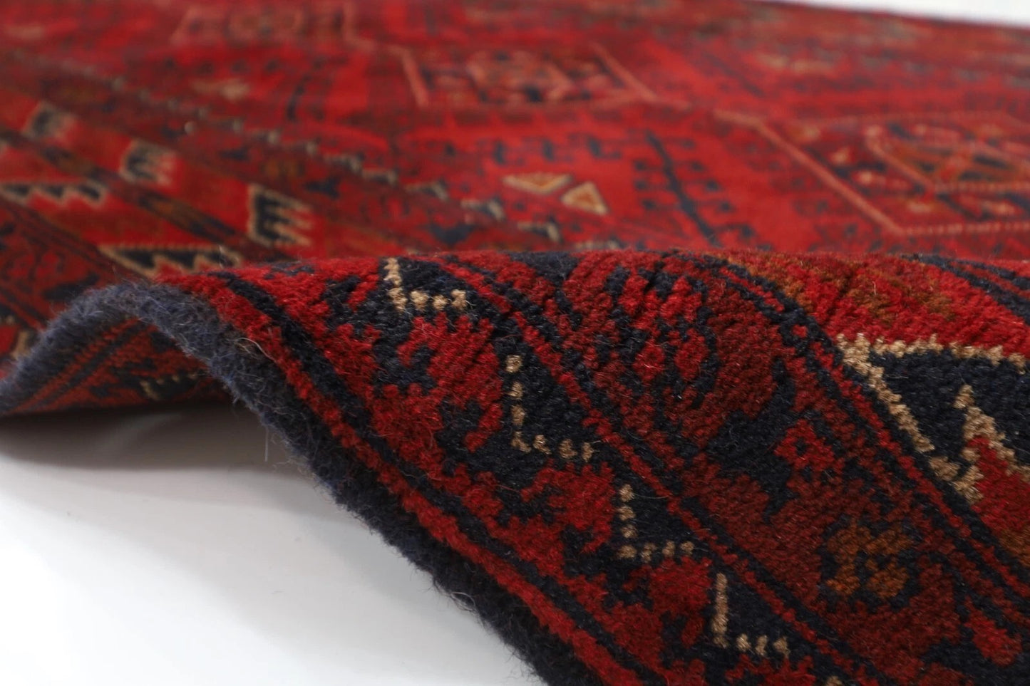 79 x 195 cm | Khal Mohammadi Afghan Tribal Hand Knotted Wool Runner