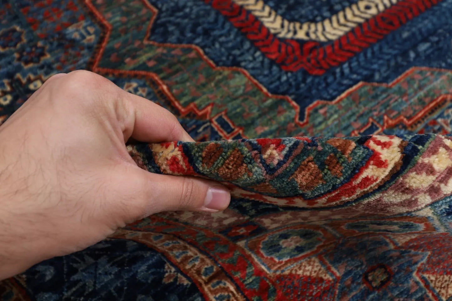 160 x 200 cm | Mamluk Afghan Tribal Hand Knotted Veg Dye Wool Carpet