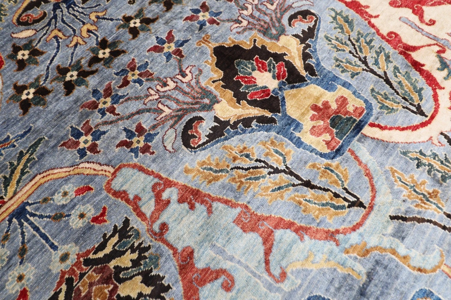 184 x 273 cm | Bidjar Gray Afghan Tribal Hand Knotted Veg Dye Wool carpet