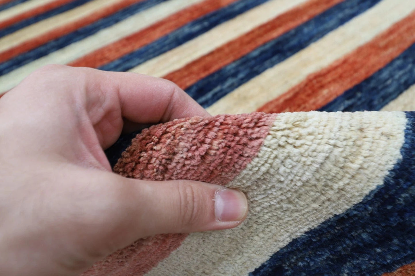 167 x 240 cm | Gabbeh Afghan Tribal Hand Knotted Veg Dye Wool Carpet