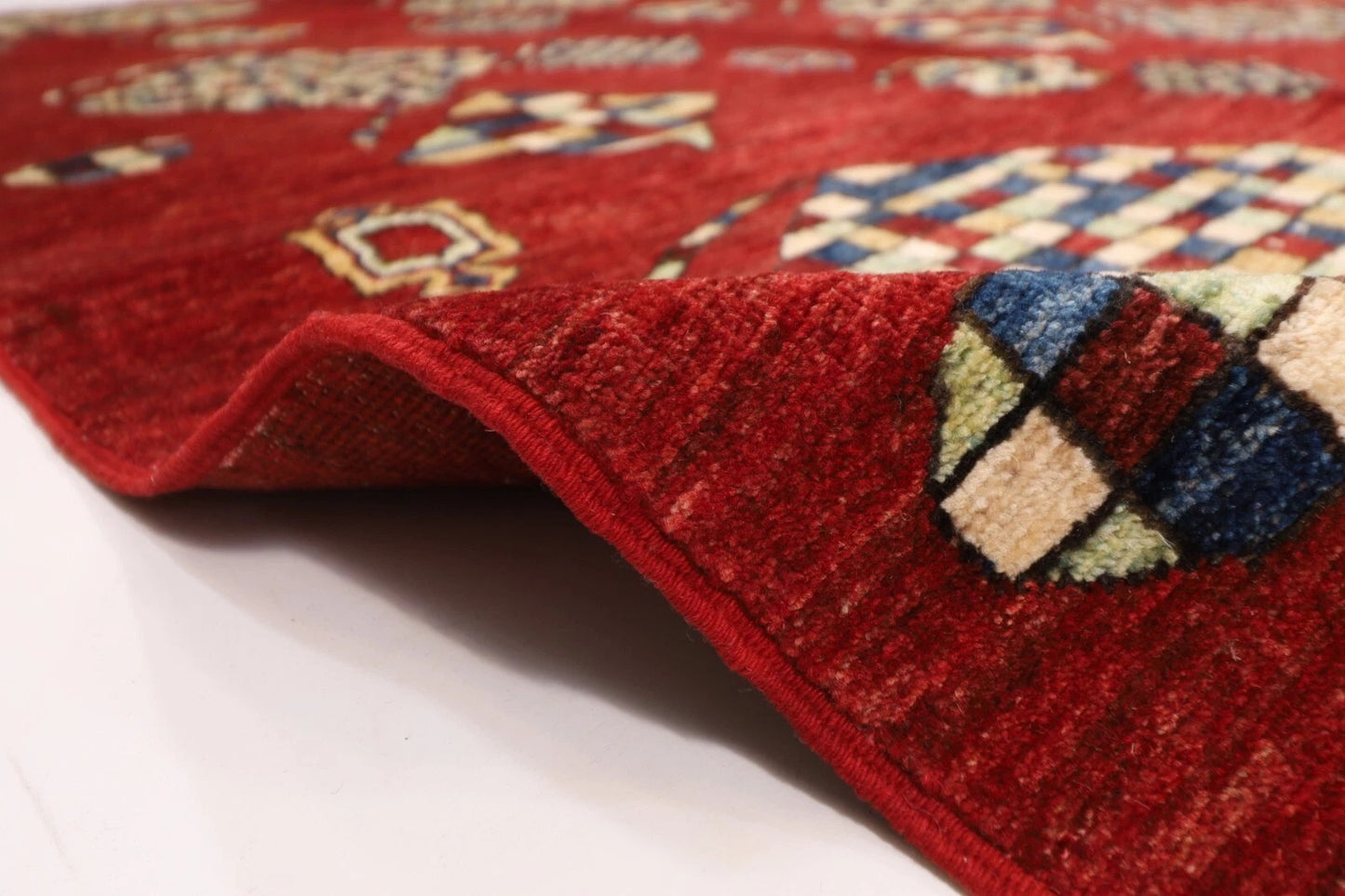 250 x 296 cm | Pomegranate Afghan Tribal Hand Knotted Carpet