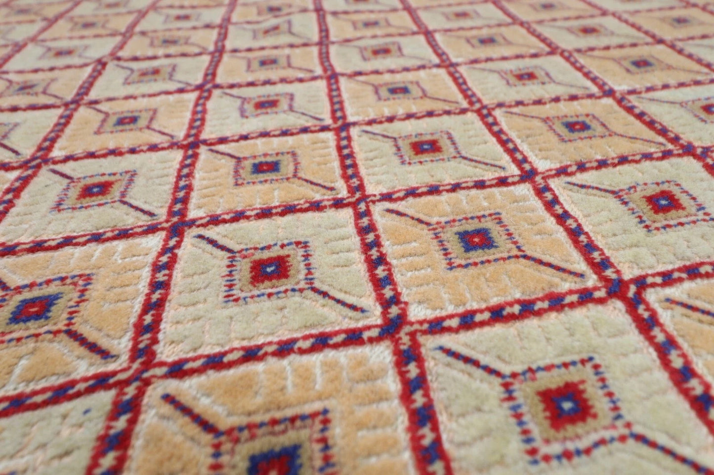 145 x 178 cm | Flat Weaved Afghan Tribal Hand Knotted Veg Dye Wool Carpet