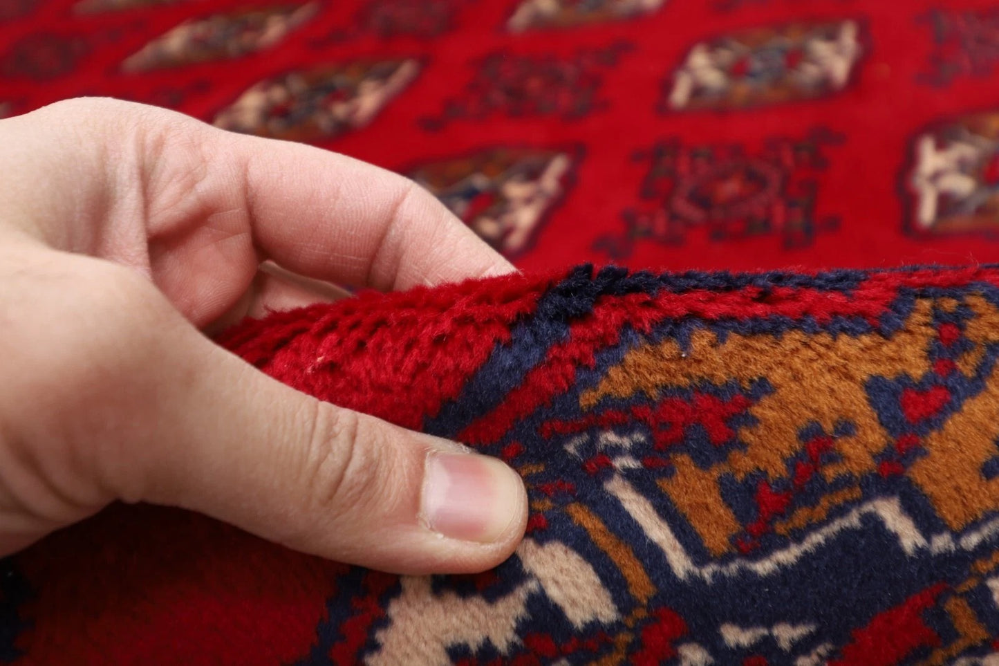 208 x 296 cm | Bokhara Tribal Hand Knotted Carpet