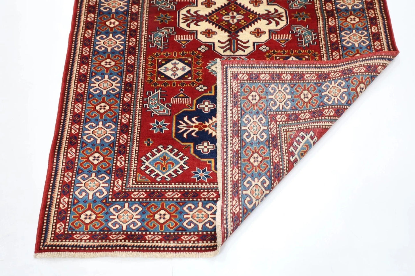 127 x 173 cm | Shirvan Afghan Tribal Hand Knotted Veg Dye Wool carpet