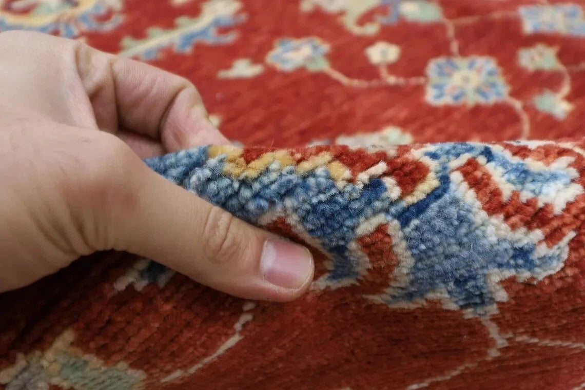 202 x 285 cm | Oriental Afghan Tribal Hand Knotted Carpet