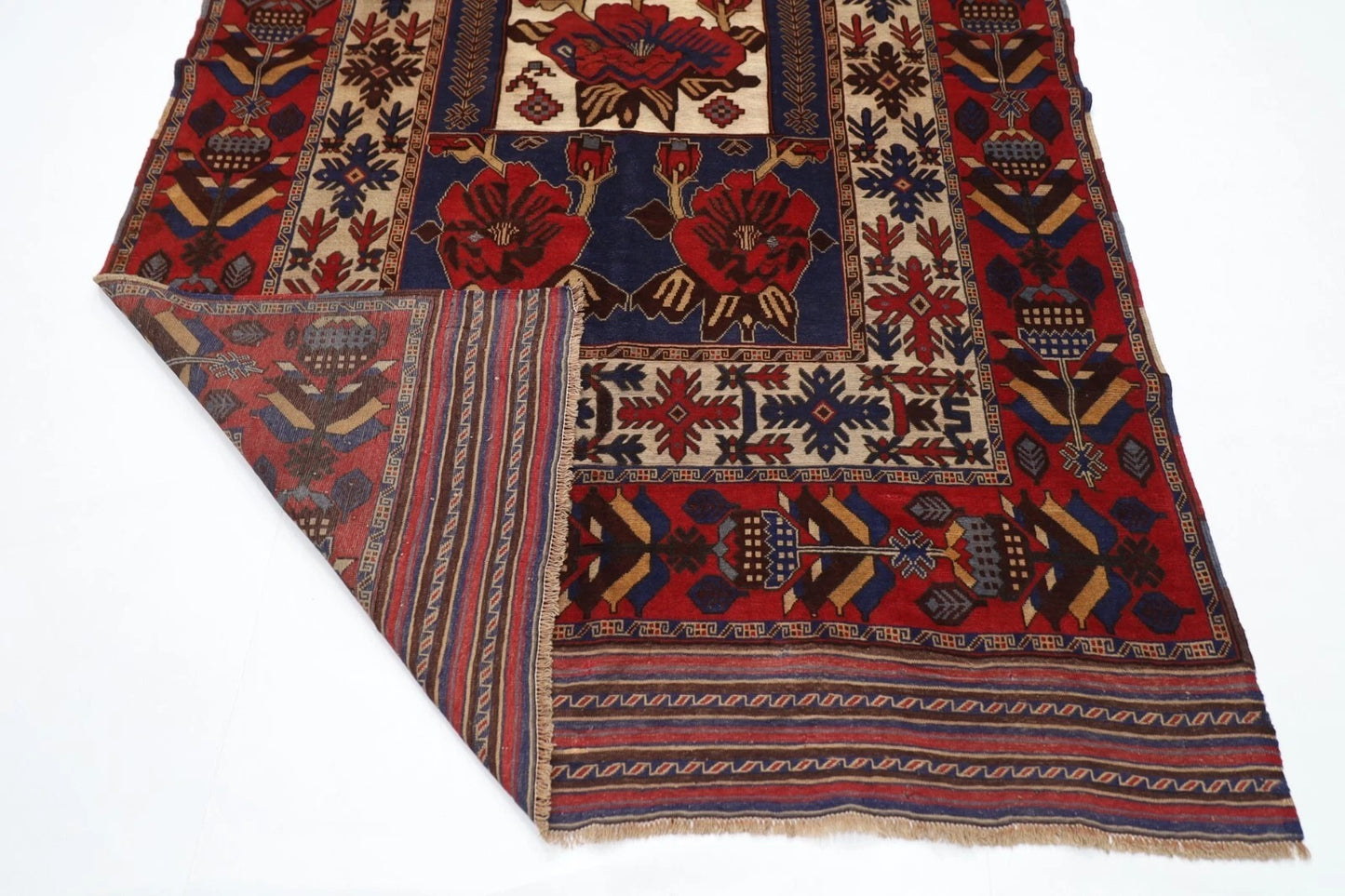 174 x 278 cm | Barjesta Flat Weaved Afghan Tribal Hand Knotted Wool Carpet kilim