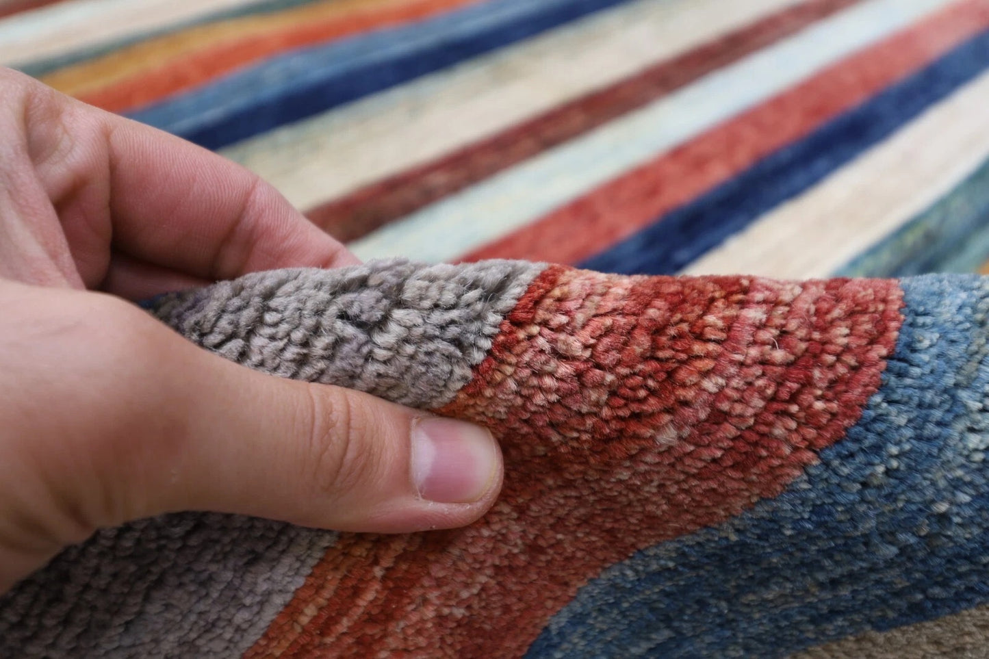 196 x 294 cm | Gabbeh Afghan Tribal Hand Knotted Carpet