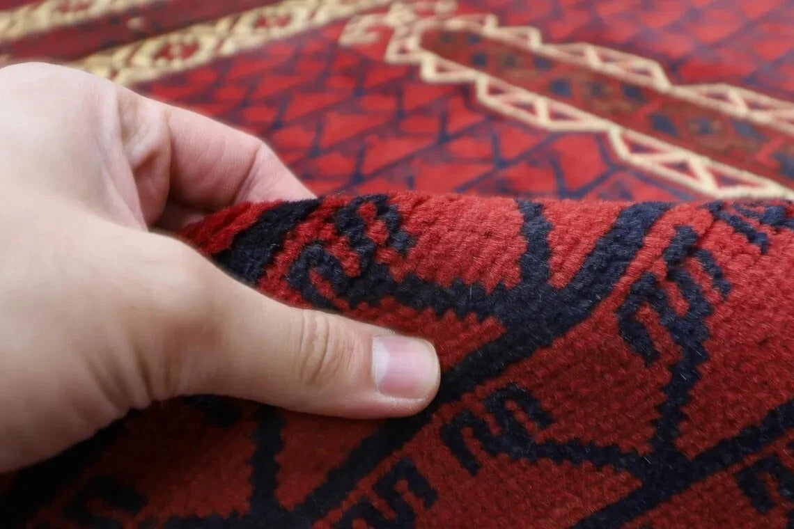 199 x 299 cm | Maranoce Afghan Tribal Hand Knotted Carpet