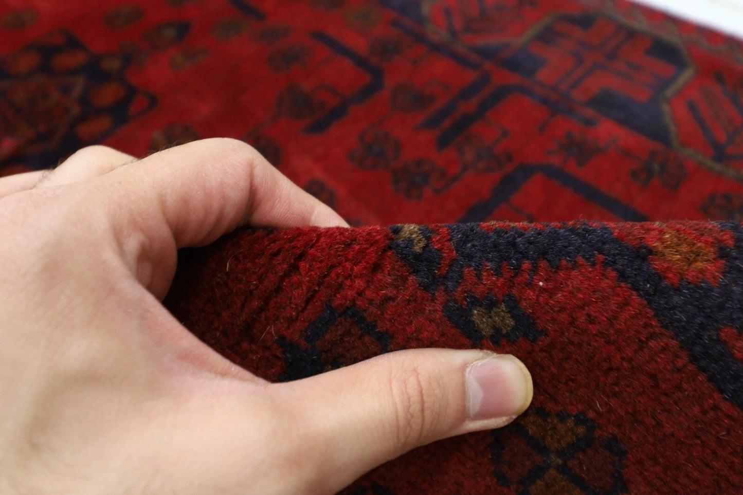 82 x 183 cm | Khal Mohammadi Afghan Tribal Hand Knotted Wool Runner