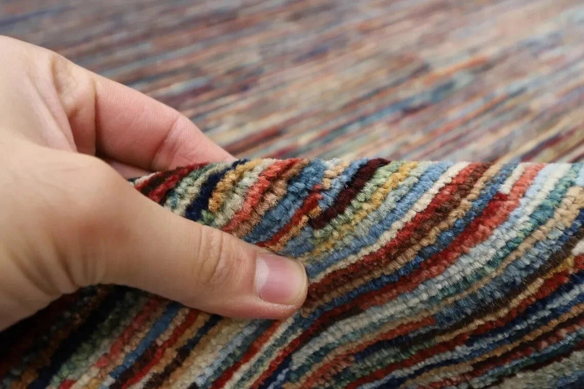 188 x 295 cm | Gabbeh Afghan Tribal Hand Knotted Carpet