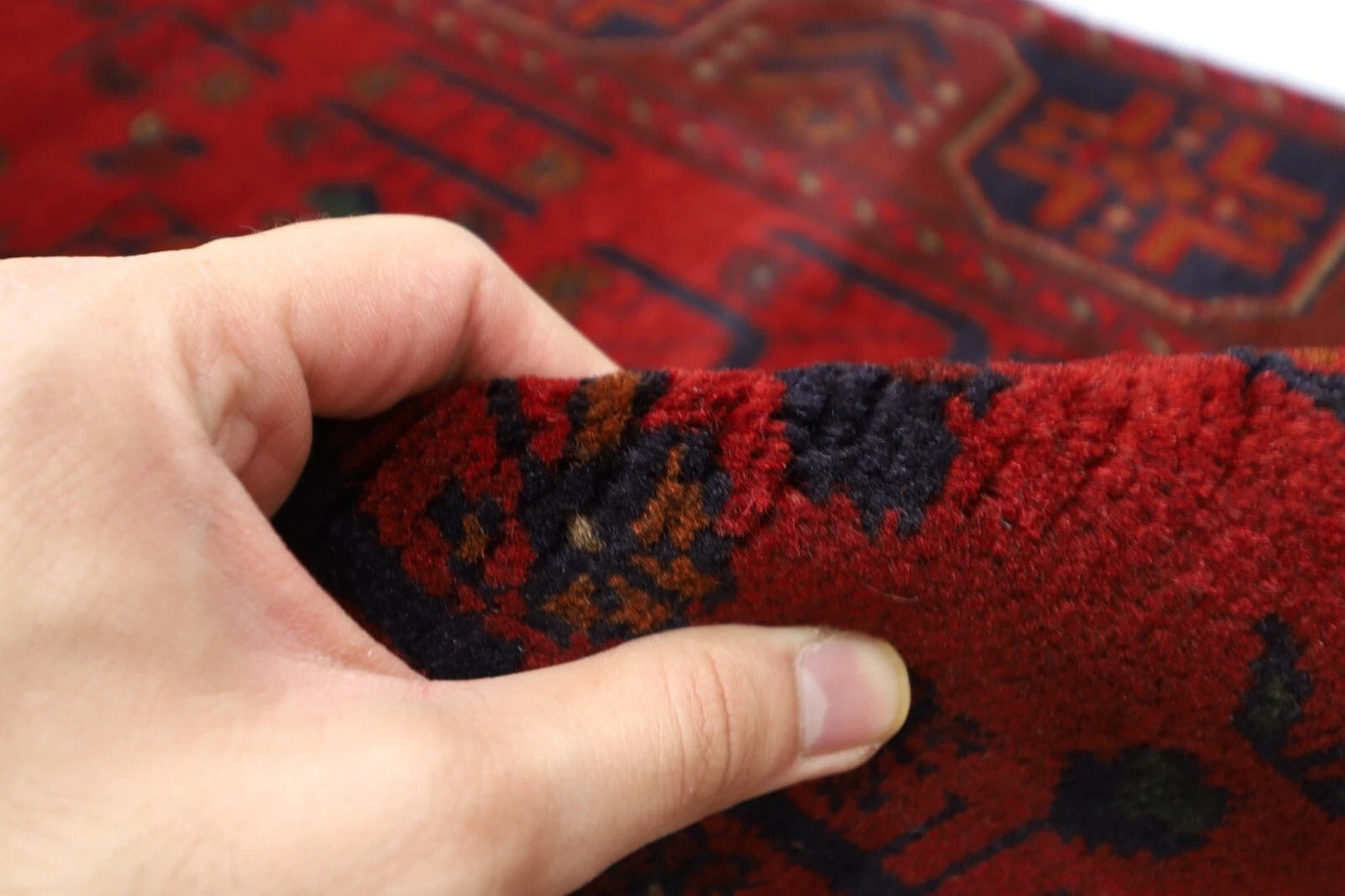 81 x 471 cm | Khal Mohammadi Afghan Tribal Hand Knotted Wool Runner