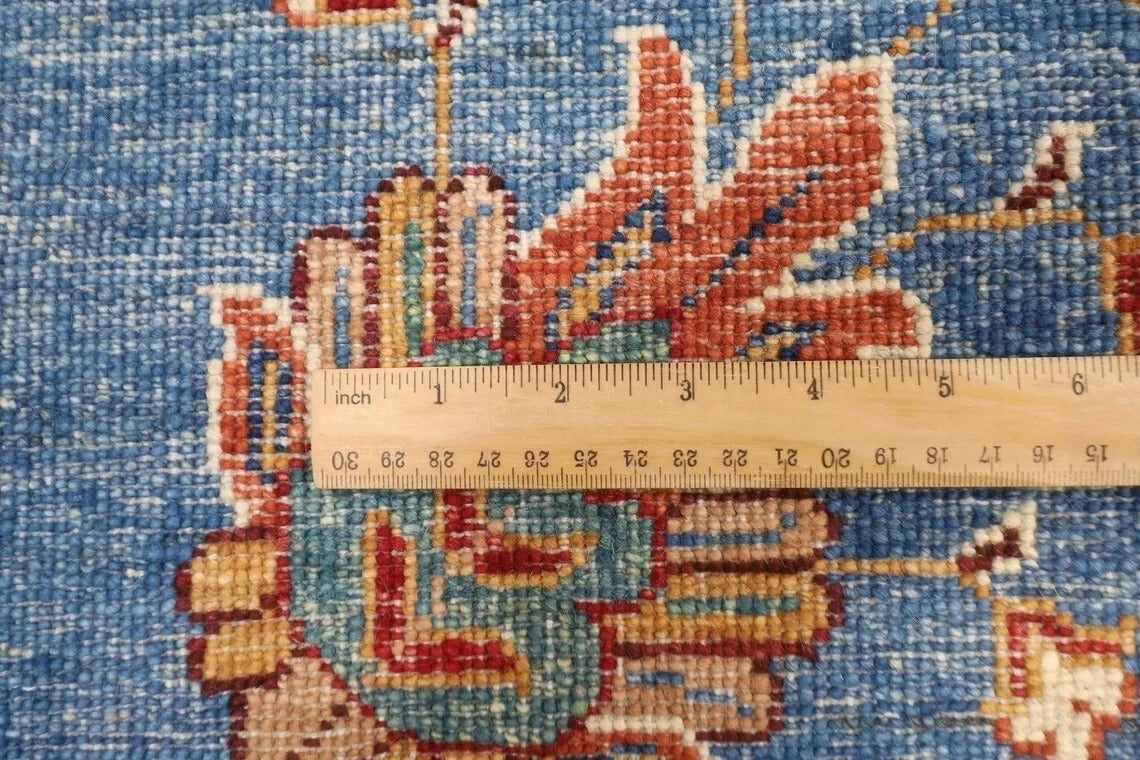 400 x 560 cm | Bakhtiari Large Size Area Rug Afghan Hand Knotted Carpet Blue Color Rug