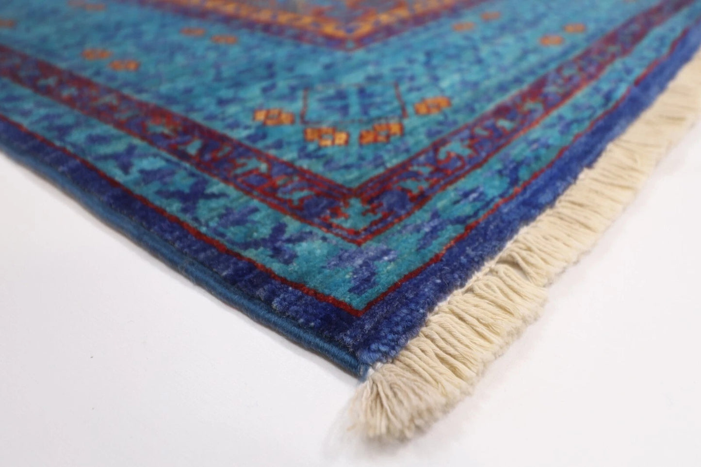 130 x 180 cm | Mamluk Afghan Tribal Hand Knotted Veg Dye Wool carpet