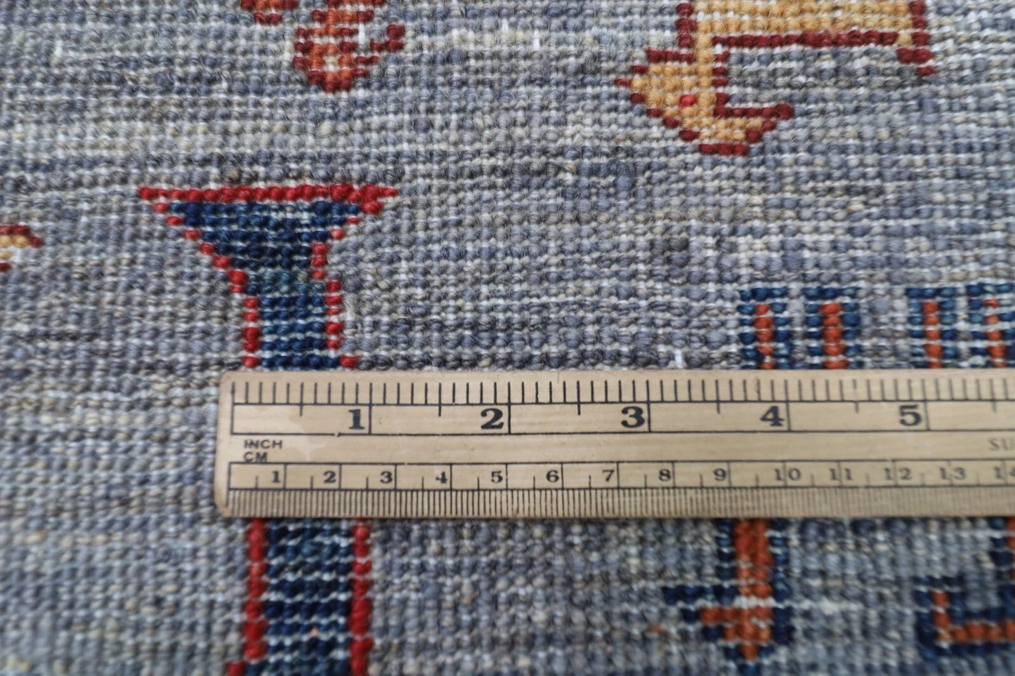 153 x 203 cm | Trees Afghan Tribal Hand Knotted Veg Dye Wool carpet