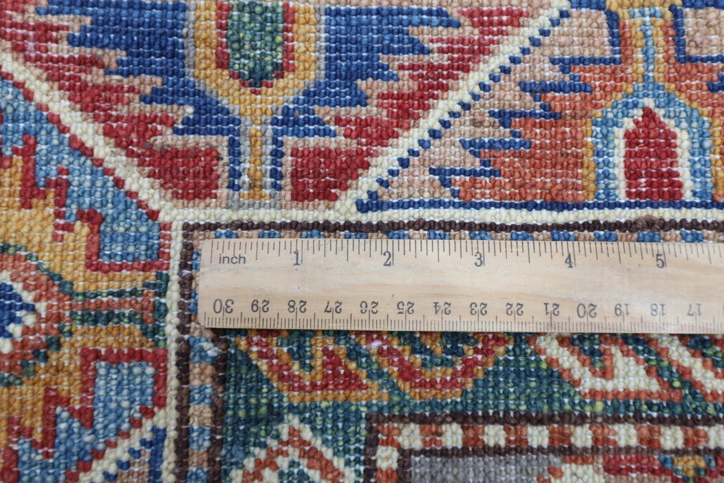 79 x 293 cm | Kazak Afghan Tribal Hand Knotted Wool Runner