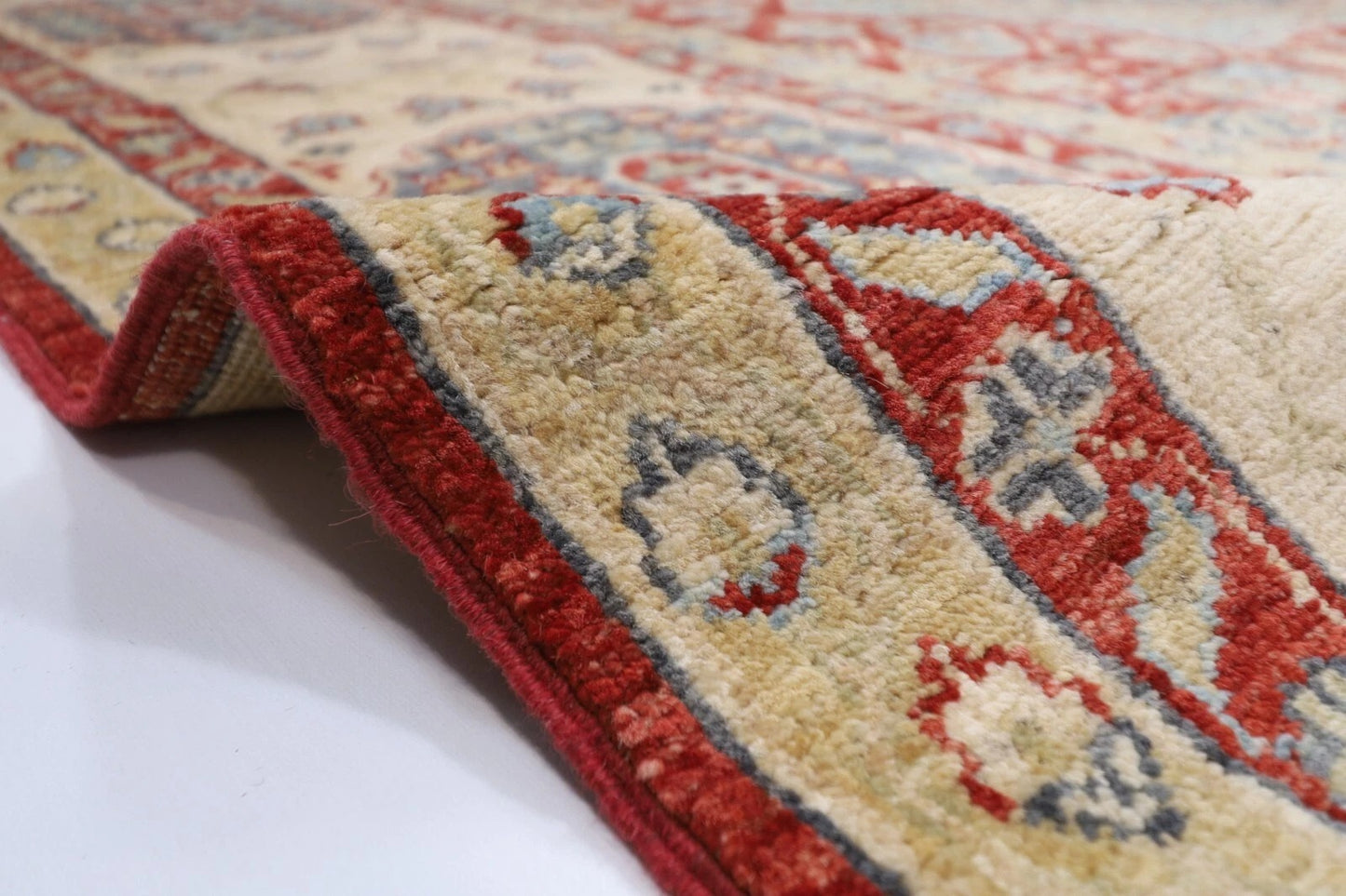 207 x 284 cm | Mamluk Afghan Tribal Hand Knotted Carpet