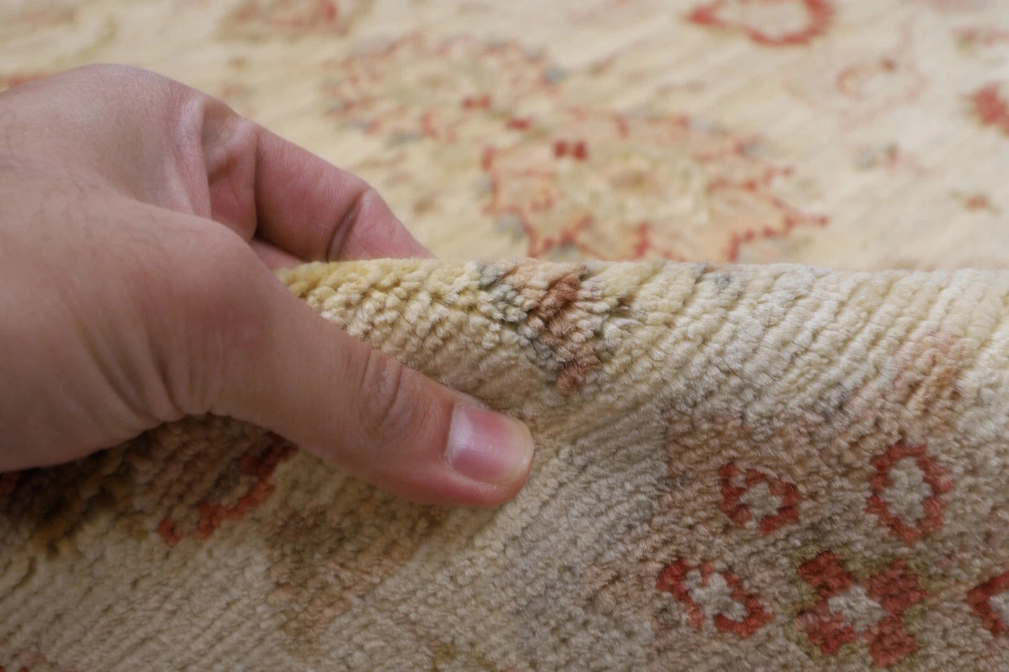 154 x 203 cm | Ziegler Afghan Tribal Hand Knotted Veg Dye Wool Carpet