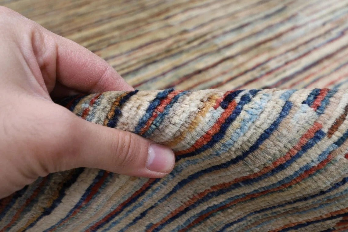 148 x 198 cm | Gabbeh Afghan Tribal Hand Knotted Veg Dye Wool carpet